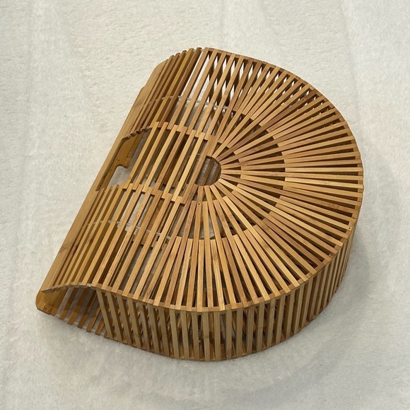 Handbags - Wooden Bamboo Handbag/Beach Bag